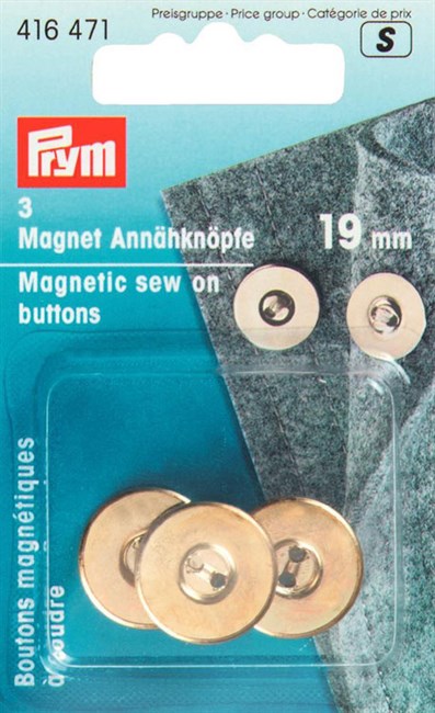 prym магнитные пуговицы (пришивные) - фото 6354